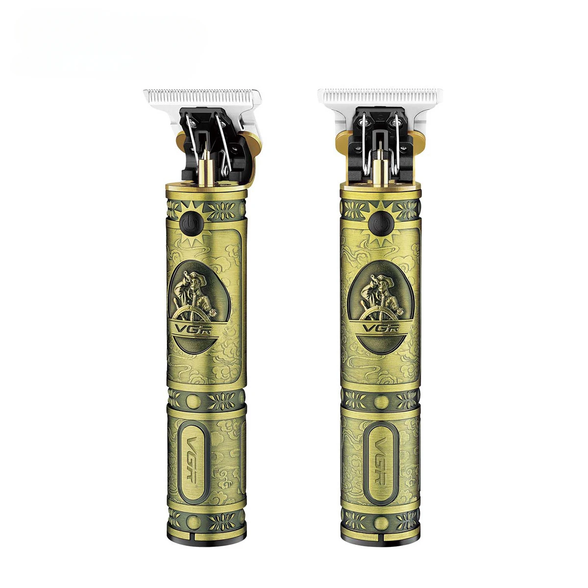 VGR085 Retro Hair Clipper Electric Trimmer Barber Grooming Tool Zero Blade Haircut Styling Salon Professional Hairdressing