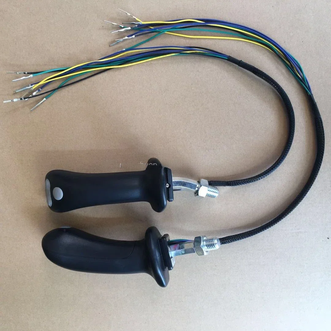 A- For Excavator Joystick Handle , Manipulation Handle With 4 Buttons