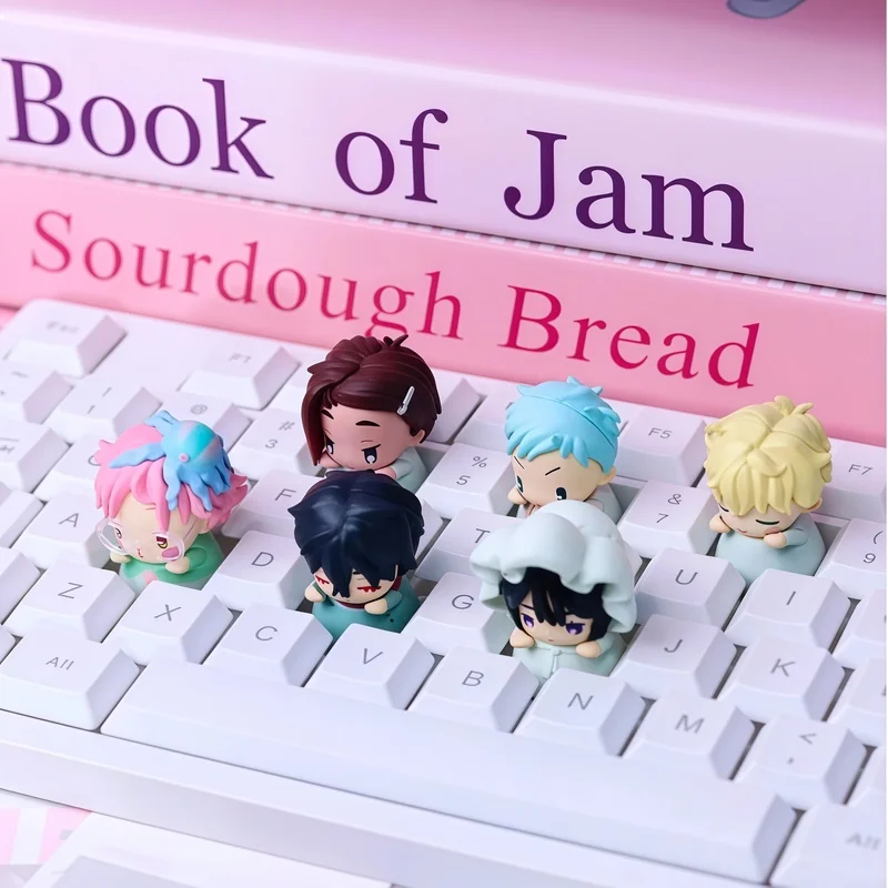 

В наличии S Acesang, оригинальная Alien Stage Baby Series, механическая колпачок для ключей, слепая коробка для мальчиков, игровая периферия, украшение для клавиатуры, игрушки