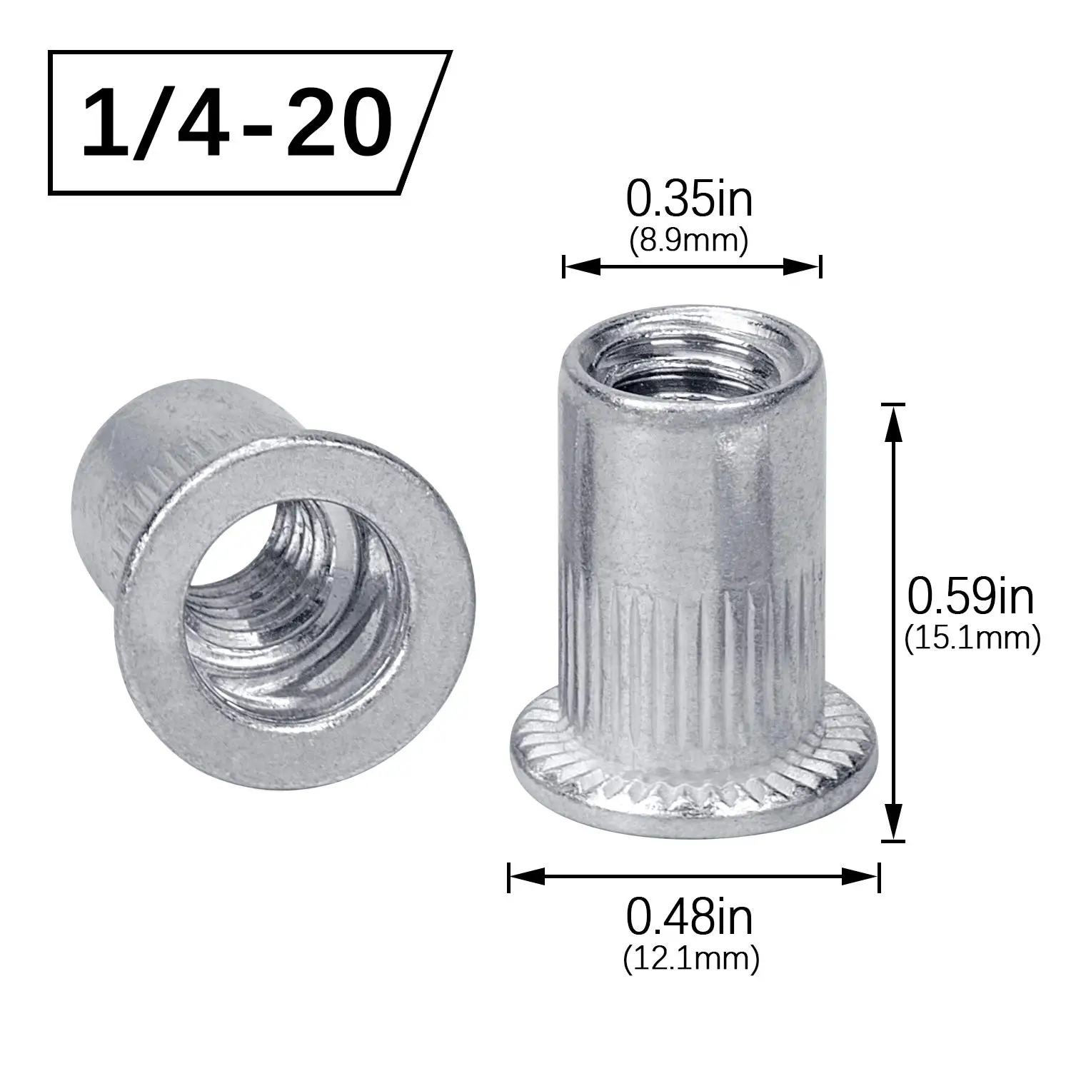 Rivet Nut 1/4