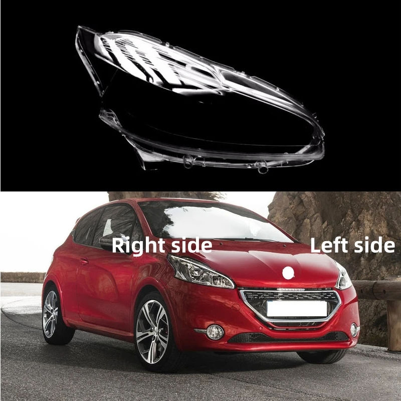 

For Peugeot 208 2012 2013 2014 2015 2016 2017 2018 Headlamp Lens Headlight Shell Replacement Headlight Cover Headlight Glass