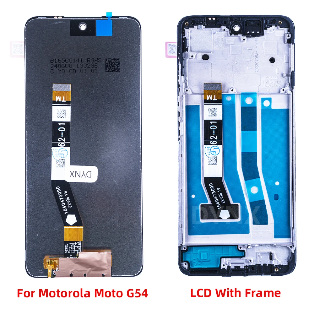 6.5 Inch Screen For Motorola Moto G54 LCD Display With Frame Touch Screen Panel Digitizer Assembly Replacement For Moto G54 LCD