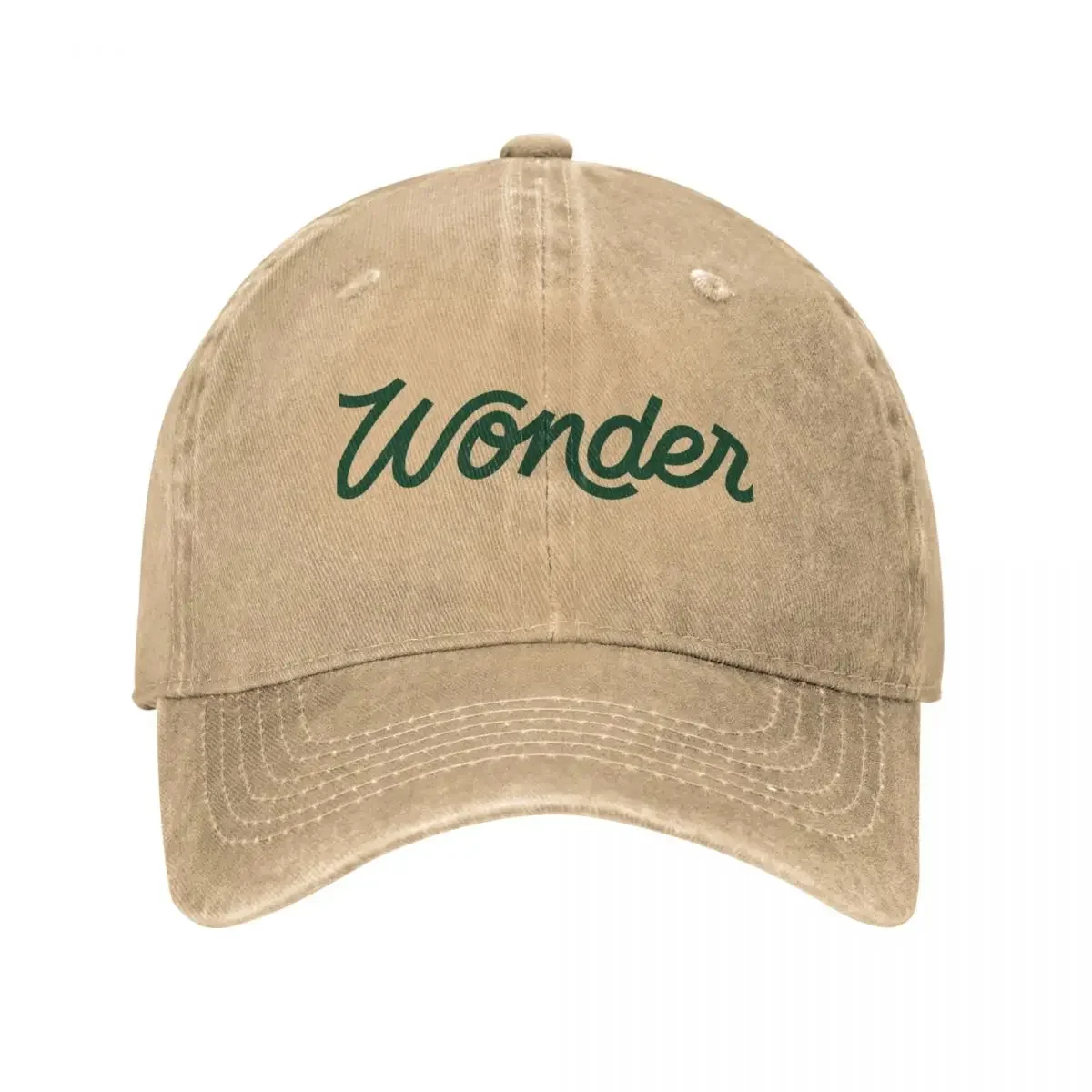 WONDER Denim Baseball Cap Fashion Logo Couple Custom Hip Hop Hats Spring Retro Running Casual Snapback Cap