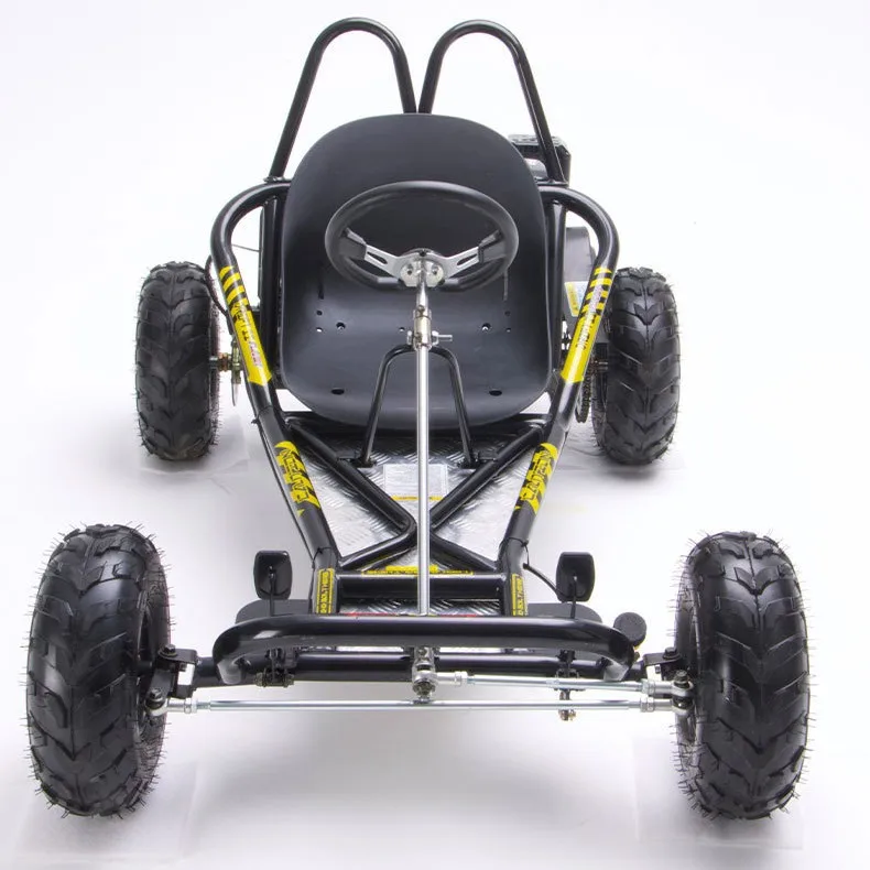 Drift kart with high-efficiency engine, wear-resistant tires, thickened frame, outdoor recreational kart