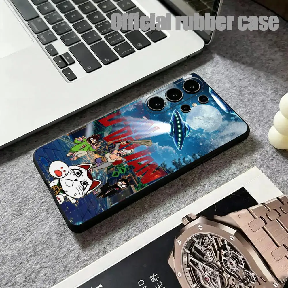 dan da dan Phone Case For Samsung Galaxy S26 S25 S24 S23 S22 S21 Plus Ultra Fold A Soft Black