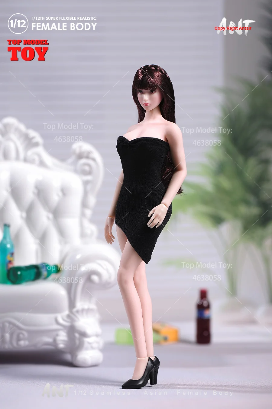 N306 1/12 Fitness Editie Lichaam Grote Borst Afneembare Voeten Bleke/Zonnebrand Huid Hoogte 14.5 cm Vrouwelijke Soldaat Action Figure poppen Speelgoed