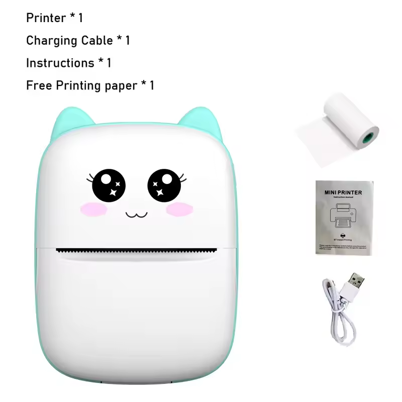 New portable mini printer wireless Bluetooth Android iOS mobile photo thermal printers tags Termica label maker with paper rolls - Image 8