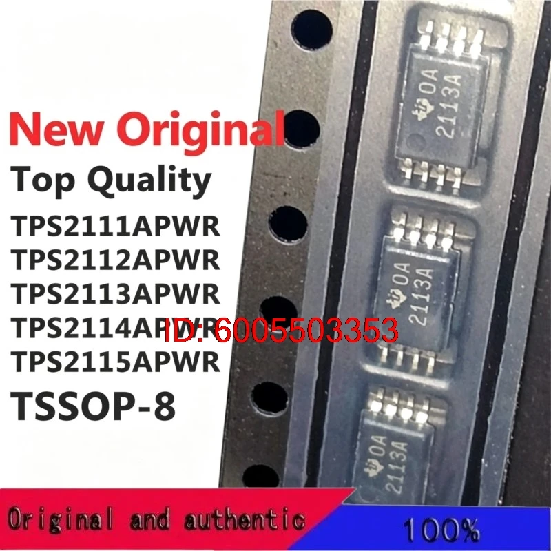 (5 Pieces) TPS2111APWR TPS2112APWR TPS2113APWR TPS2114APWR TPS2115APWR TSSOP-8 2111A 2112A 2113A 2114A 2115A New Original