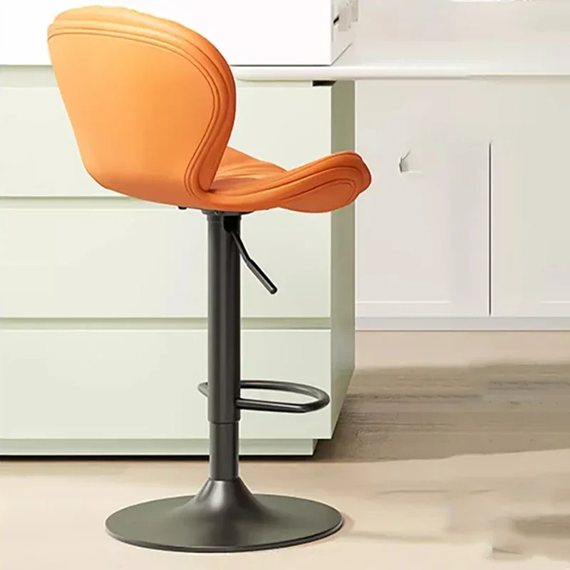 유럽식 모던 바 스툴, 인체공학적 레트로 의자, 편안한 북유럽 가구, 럭셔리 조절 가능
