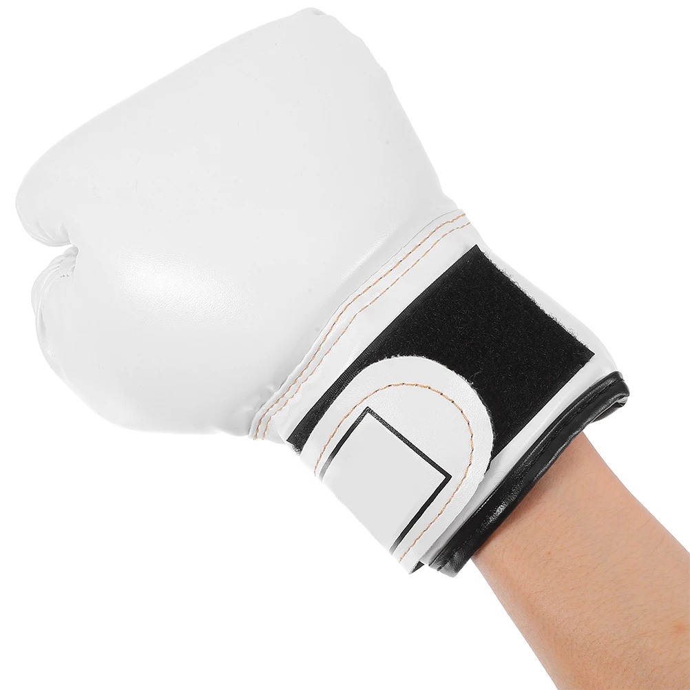 

2Pairs Boxing Gloves Pearlescent Solid Color Sponge Molded Interior Training Sparring Punching Bag Kickboxing