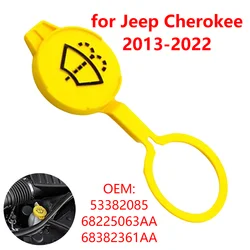 68225063AA Car Windshield Wiper Washer Fluid Reservoir Tank Bottle Cap Cover 53382085 for Jeep Cherokee 2013-2022