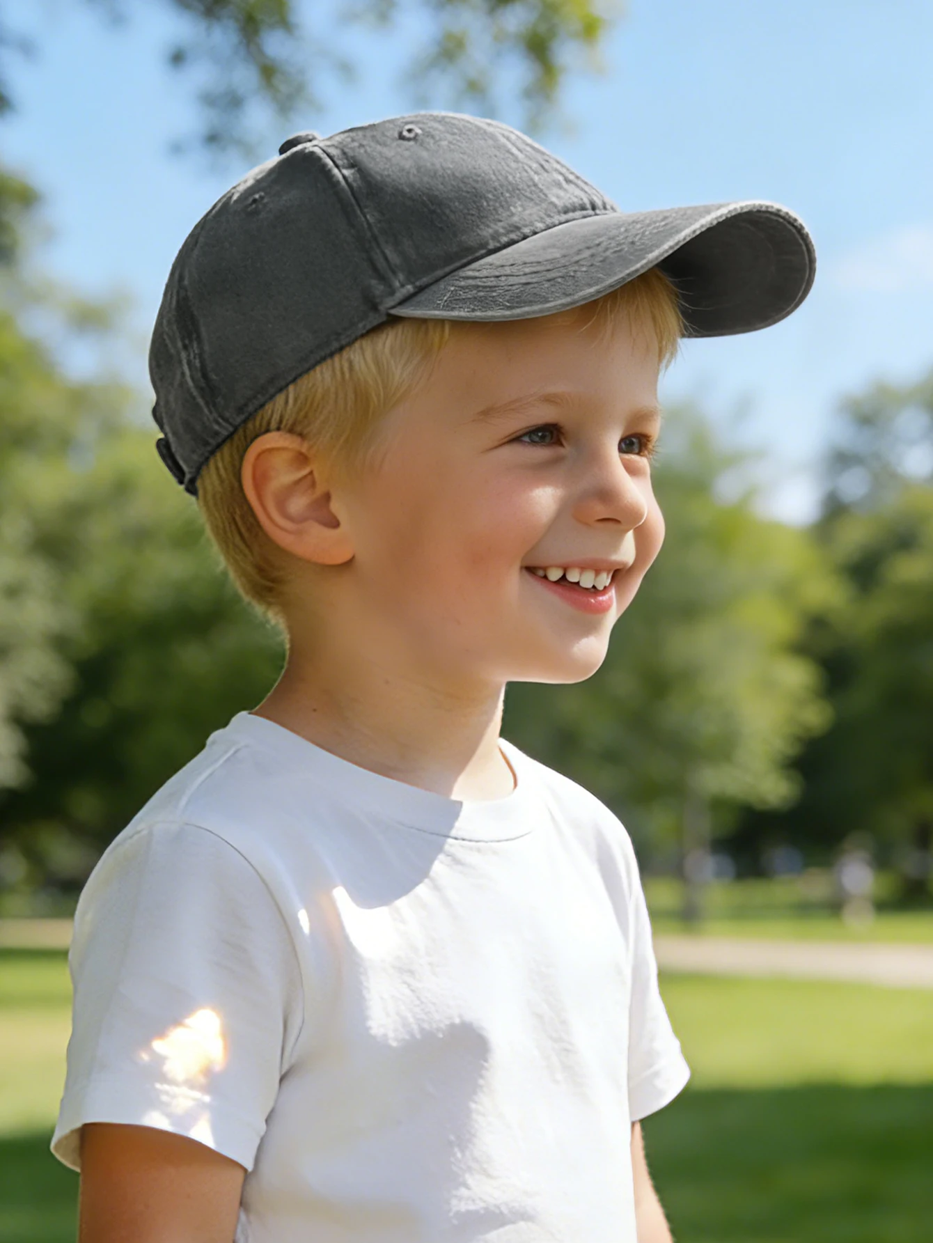 1pc Kids Solid color Baseball  - Kids Outdoor Hat ulasan dan harga