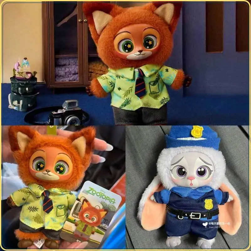 Zootopia Series Blind Box Judy Nick Vinyl Pendant Anime Doll Keychain Surprise Collectible Toy Mysterious Pendant Leader