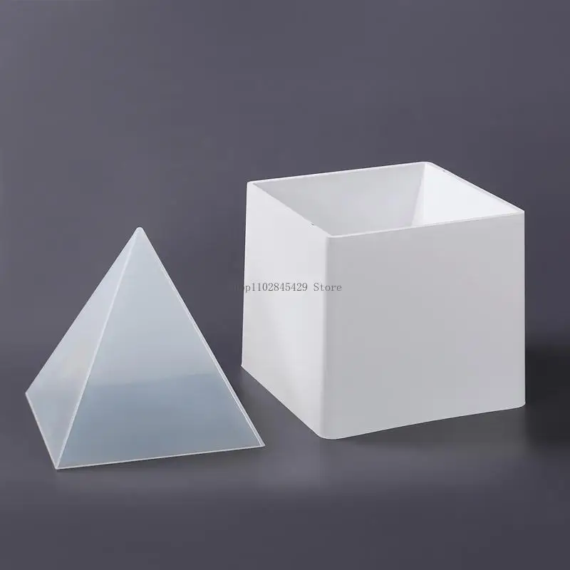 

12 см пирамиды эпоксидная смола плесень ручной орнаменты Силиконовая плесень