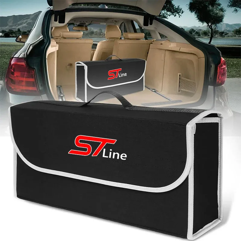 Car trunk storage box For Ford ST Line Focus X Mondeo Kuga MK2 3 4 Accessories