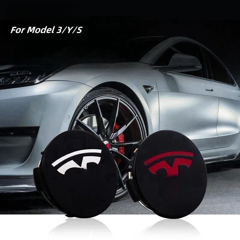 Tesla Dust-proof Cover Wheel Conversion Kit Car Wheel Hubcap Center Cap andTire Cap Screw Cap Accessories for Tesla Model S/3/Y