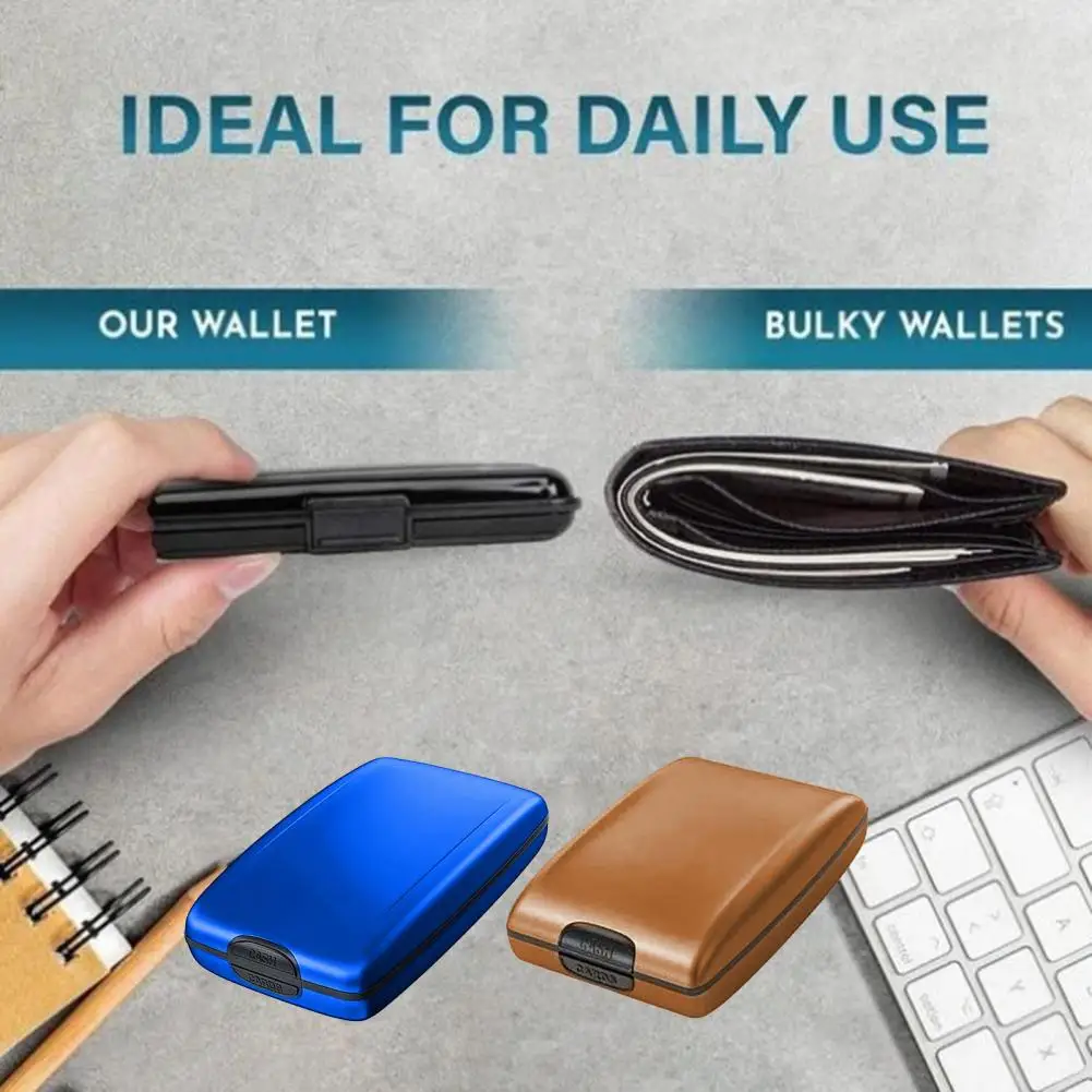 

Durable Card Case Waterproof Multipurpose Portable Easy to Carry Wallet