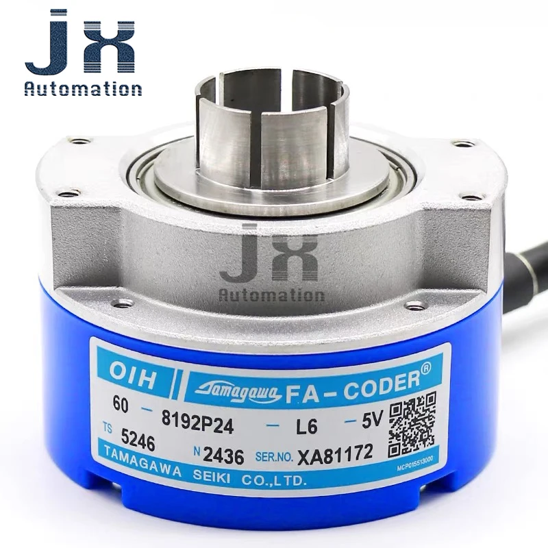 

Original Optoelectronic Incremental Hollow Shaft Rotary Encoder OIH60-8192P24-L6-5V TS5246N2436 for Hitachi Elevator Parts