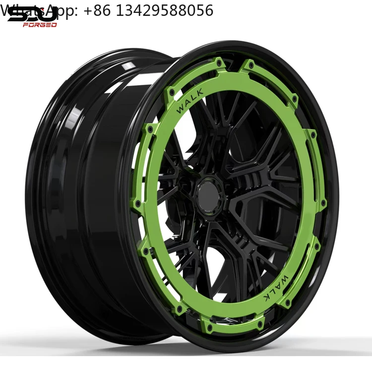 

High Performance 2 Piece Wheels Rims 22x12 20 Inch 21 Inch Forged Wheels 5x120 5x112 Cb 57.1mm for lamborghini Huracan Urus