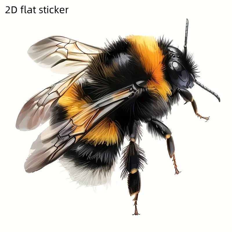 

A large 2D flat sticker Bumblebee high definition waterproof vinyl sticker; perfect for bumpers, trucks, laptops and other ideal