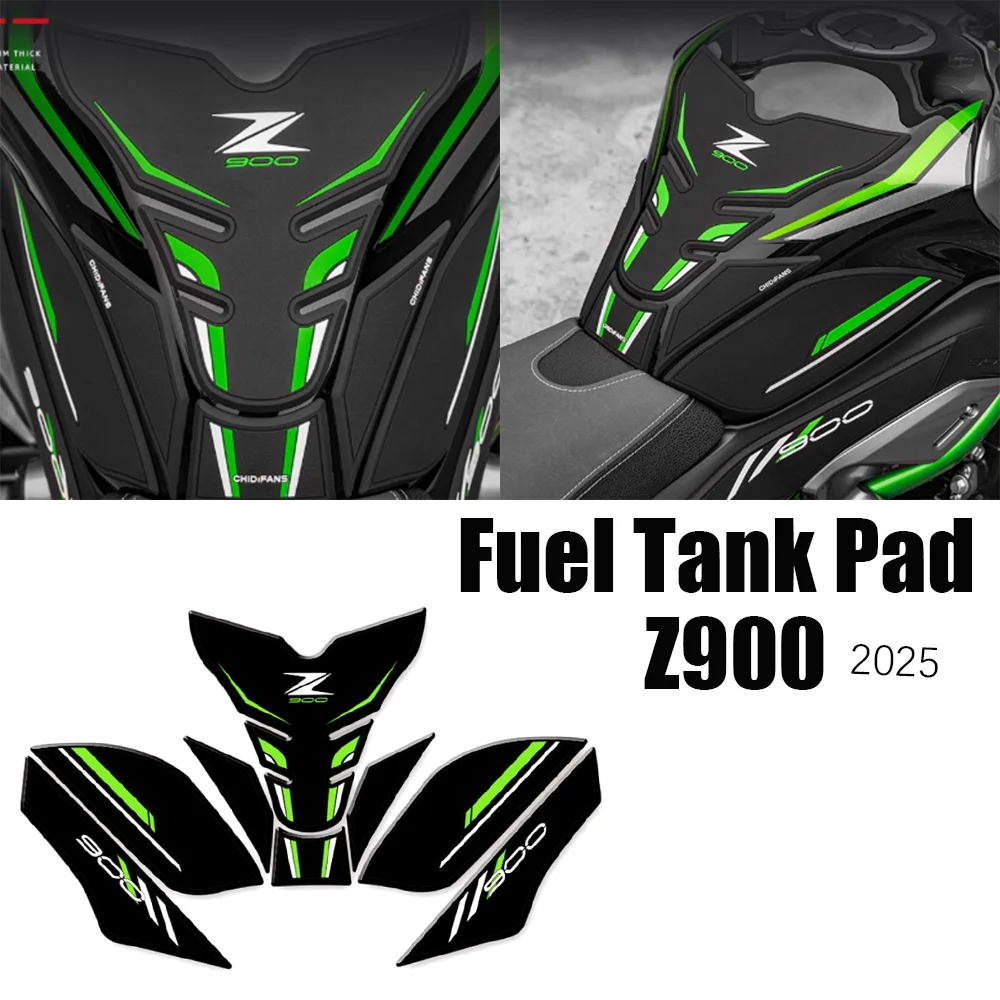 

Motorcycle Fuel Tank Pad For KAWASAKI Z900 Knee Grip Decals Fuel Oil Anti-slip 2025 Z900 Z 900 Tank Grips Fuel Tank Pad 2025