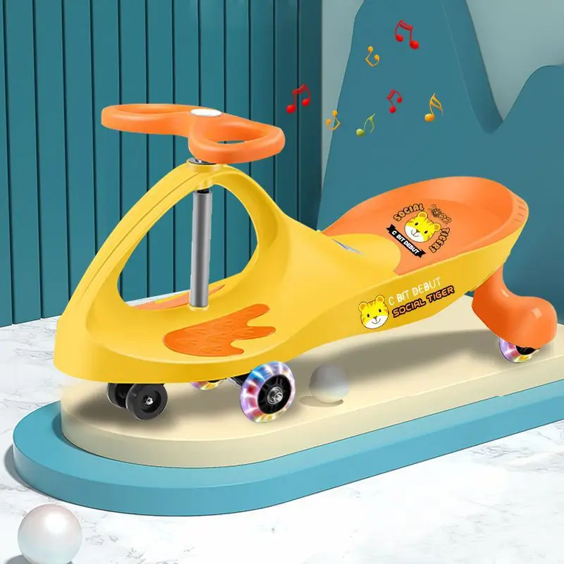 

Детская машинка-каталка Social Tiger Twist для мальчиков и девочек 1-3 лет, без педалей, с защитой от опрокидывания, четырьмя колесами, противоскользящей подножкой, музыкальной функцией и изогнутой ручкой.