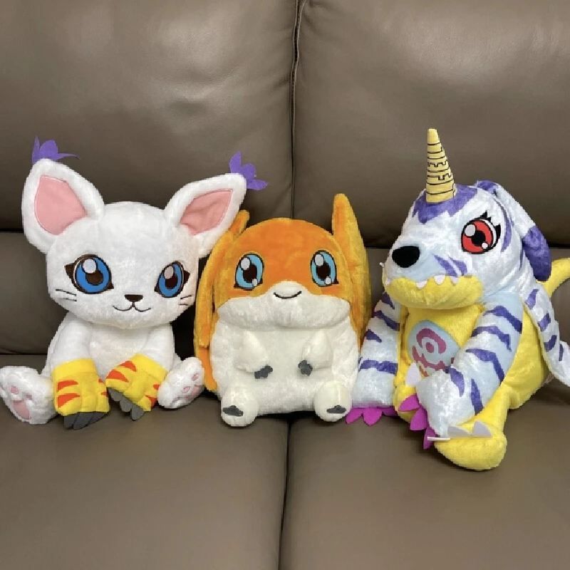 Anime Digimon Adventure Gatomon Digital Monster Peluche de juguete Tailmon Peluche muñecos de Peluche suave almohada Kawaii coleccionar regalo