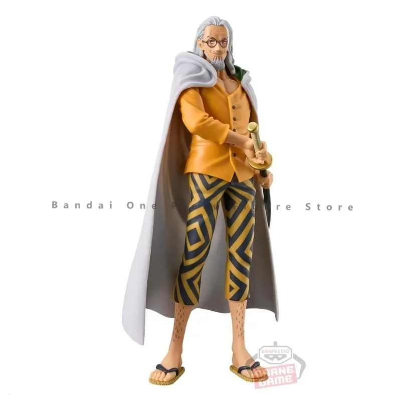 In Stock Original Bandai SHF Silvers Rayleigh Action Figures Animation Toys Gifts Model Genuine Collector Anime Hobby Genuine