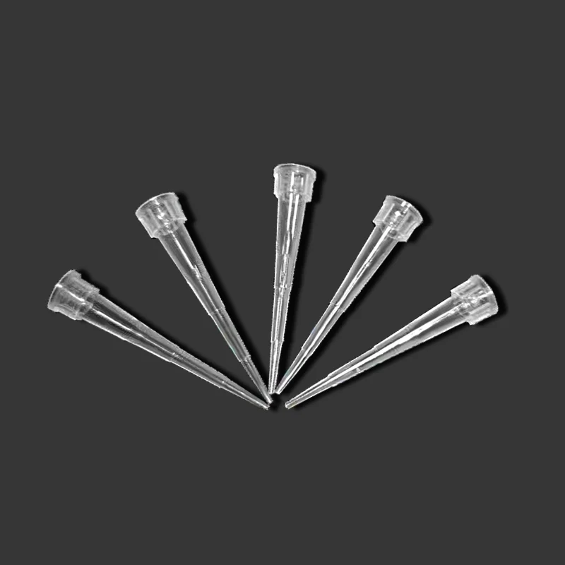 1000Pcs 10ul Laboratory Pipette Tips 10ul Micropipette PP Plastic Disposable Pipettor Tip Disposable Pipette Tip White Universal