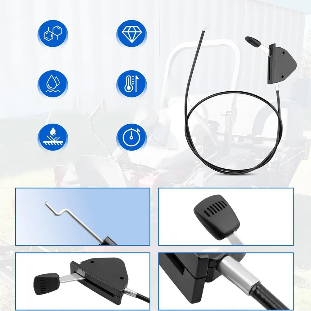 45 Inch Throttle Cable 121-5674 For Toro 74627 74628 74633 for Lawn Mower Handle Pull Wire Replacement Parts Accessories