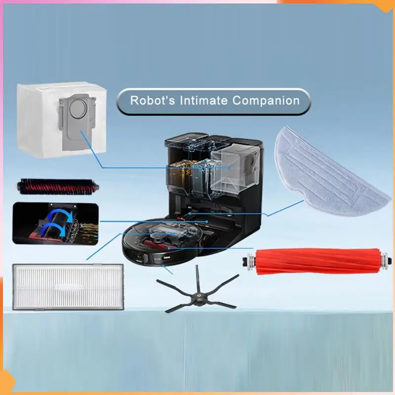 20PCS S7 Accessories Kit For Xiaomi Roborock S7, S7+, S7 Maxv, S7 Maxv Plus,G10S,G10S PRO Robot Vacuum Cleaner Replacement Parts