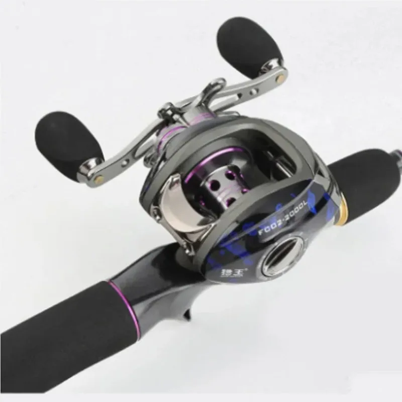 

salt water 9+1BB 6.3:1 dark blue electric fishing reel Fishing tackle baitcasting reel fishing reels