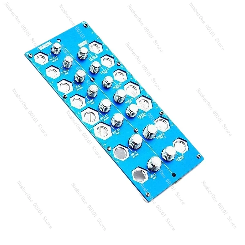 

Манометры с 38 отверстиями, синие, красные, «два в одном», манометры Go и No-go для винтов, гаек, болтов, инструменты для проверки резьбы, эффективные Go/No-Go