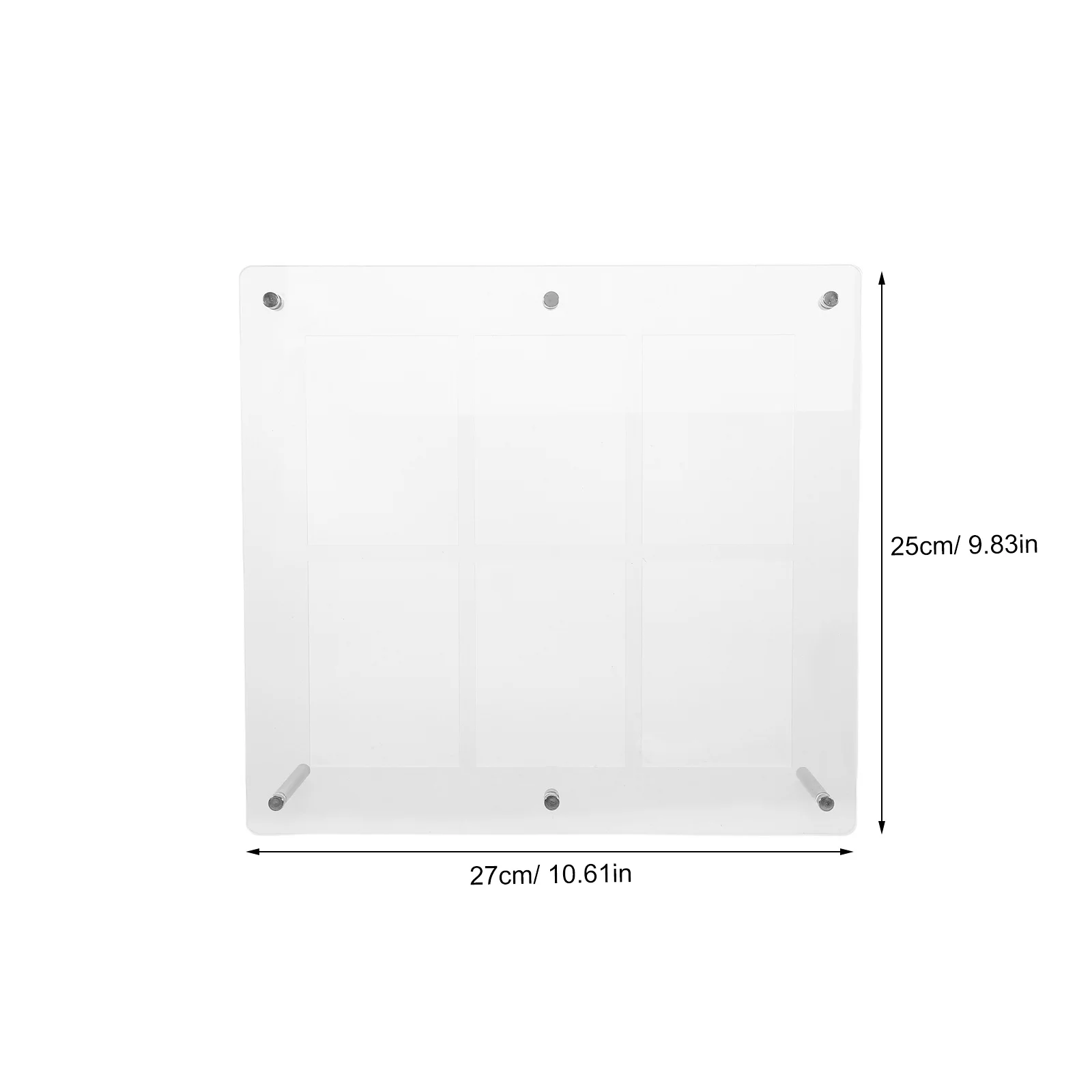 1Set Card Frame Display for Wall - Transparent Acrylic Trading Card Holder Stand for Sports Game Cards Collection Showcase