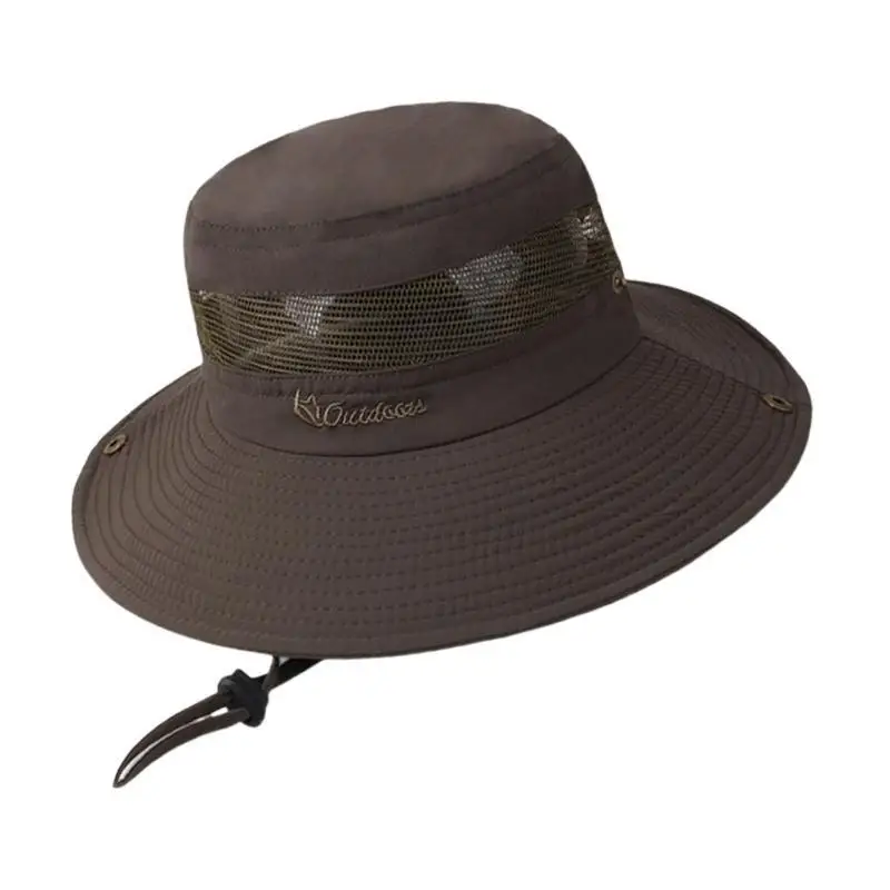 

31BB Fisherman Hat Breathable Sun Hat Sunshade Bucket Caps Unisex Hat for Camping Beach Vacation Accessories