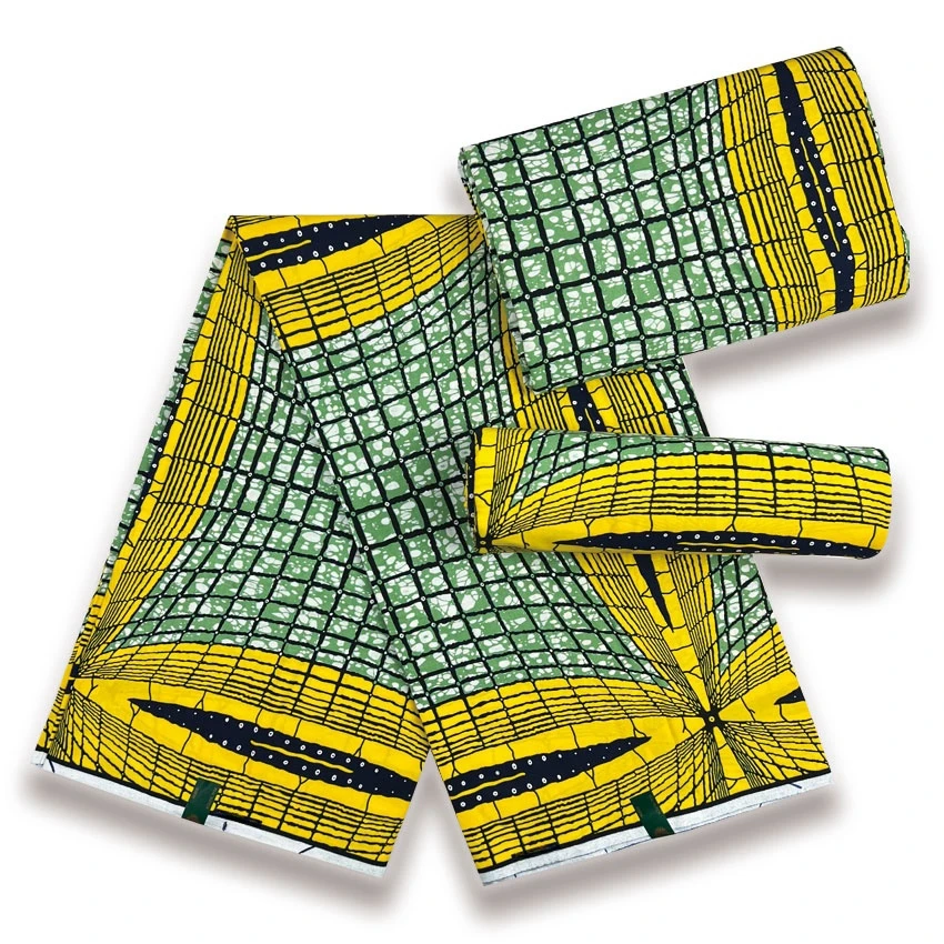 

2025 Newest Style African Wax orginal Fabric 100% Cotton Material Nigerian Ankara Block Prints Batik High Quality Sewing Dress