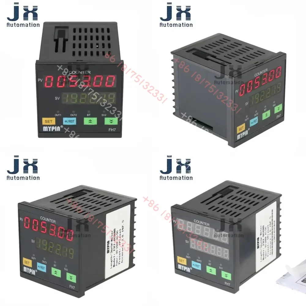 

MYPIN FH7-6CRNB Multi-functional Length Counter 6 Digit Digital Counter 90-260V AC/DC Industrial Counting Relay