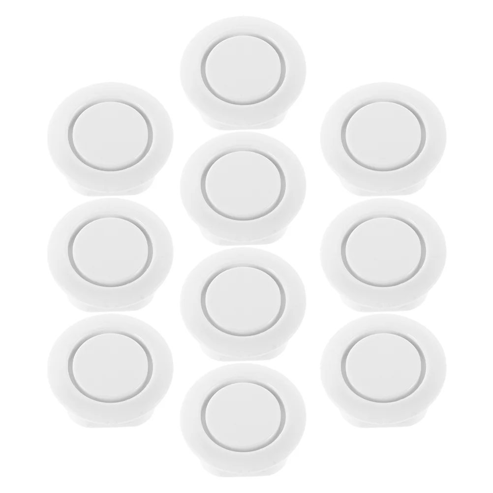 

10Pcs Radar Hole Covers Plastic Bumper Hole Plugs Front Rear Bumper Protects Radar Signal Prevents Dirt Debris