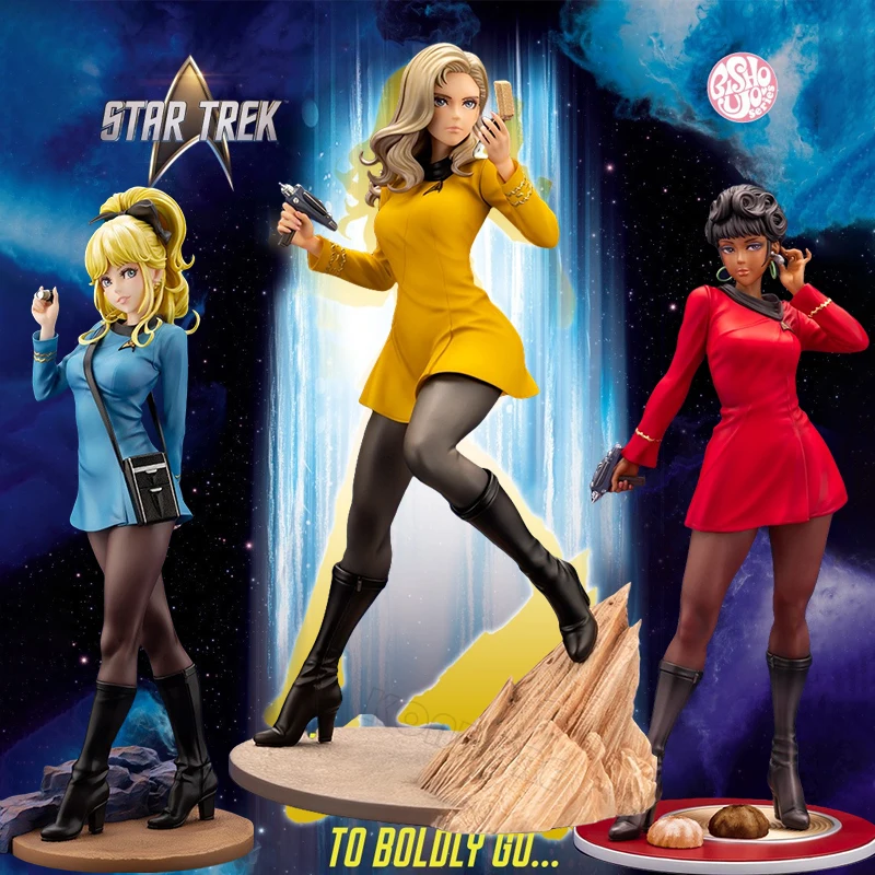 Star Trek Bishoujo Nyota Uhura Anime fille Figure commande/opération/médicique/Vulcan officier scientifique figurine modèle poupée jouets