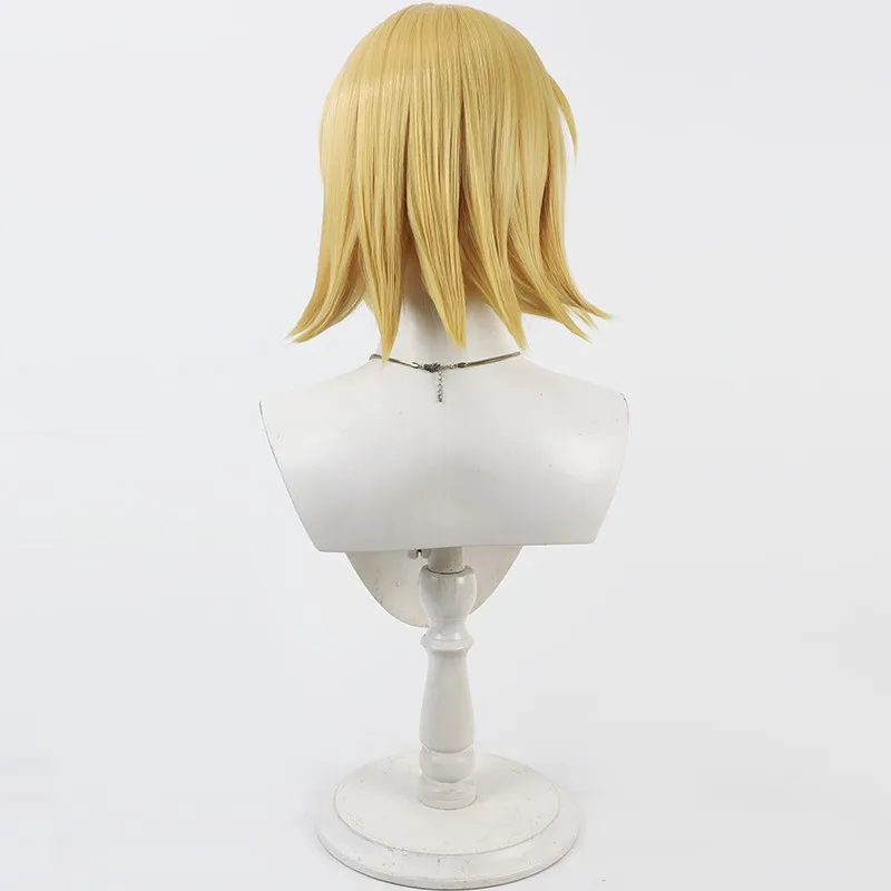 Game Cagalli Yula Athha Cos Cosplay Wig Halloween Carnival Party Prop Synthetic Hair Heat Resistant Fiber + Wig Cap