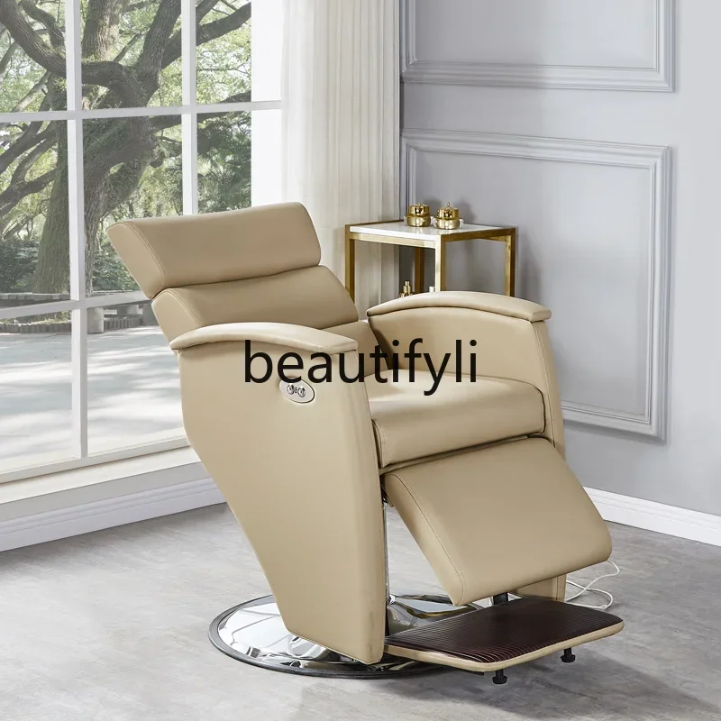 X Smart electric can fold down fully automatic hair cutting chair hair salon multi-function hair cutting chair