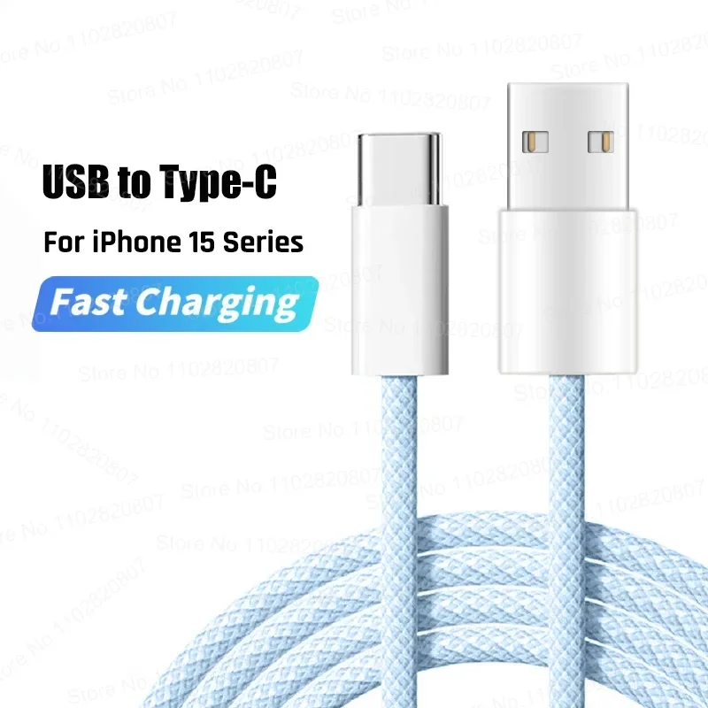 35W USB Cable Connect CarPlay Exclusive For Apple iPhone 16 15 Pro Max Plus USB to Type-C Fast Charging Cables Type-C Data Line