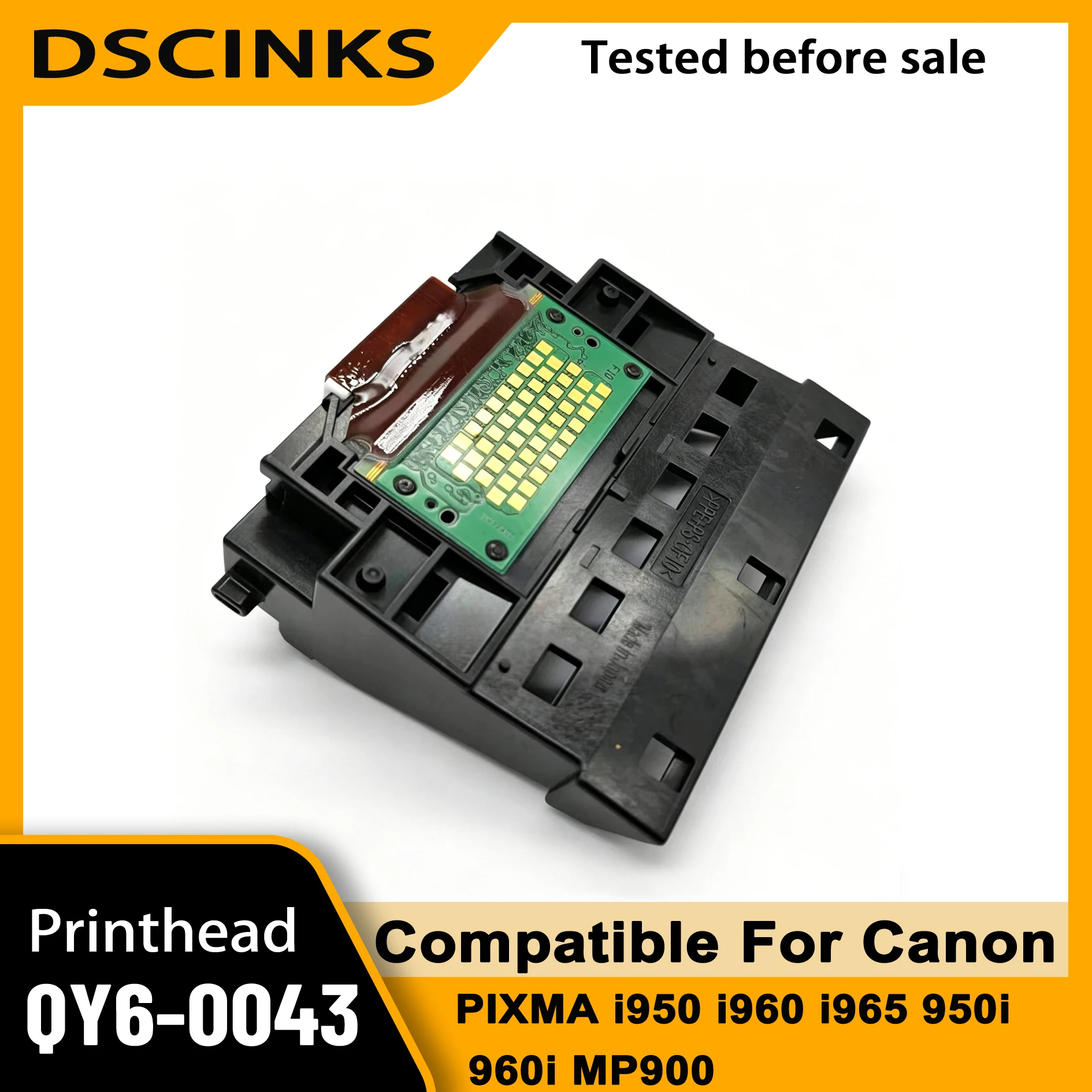 

Refurbished QY6-0043 printhead for Canon PIXMA 950i 960i MP900 i950 i960 i965 printer qy6 0043 printer head
