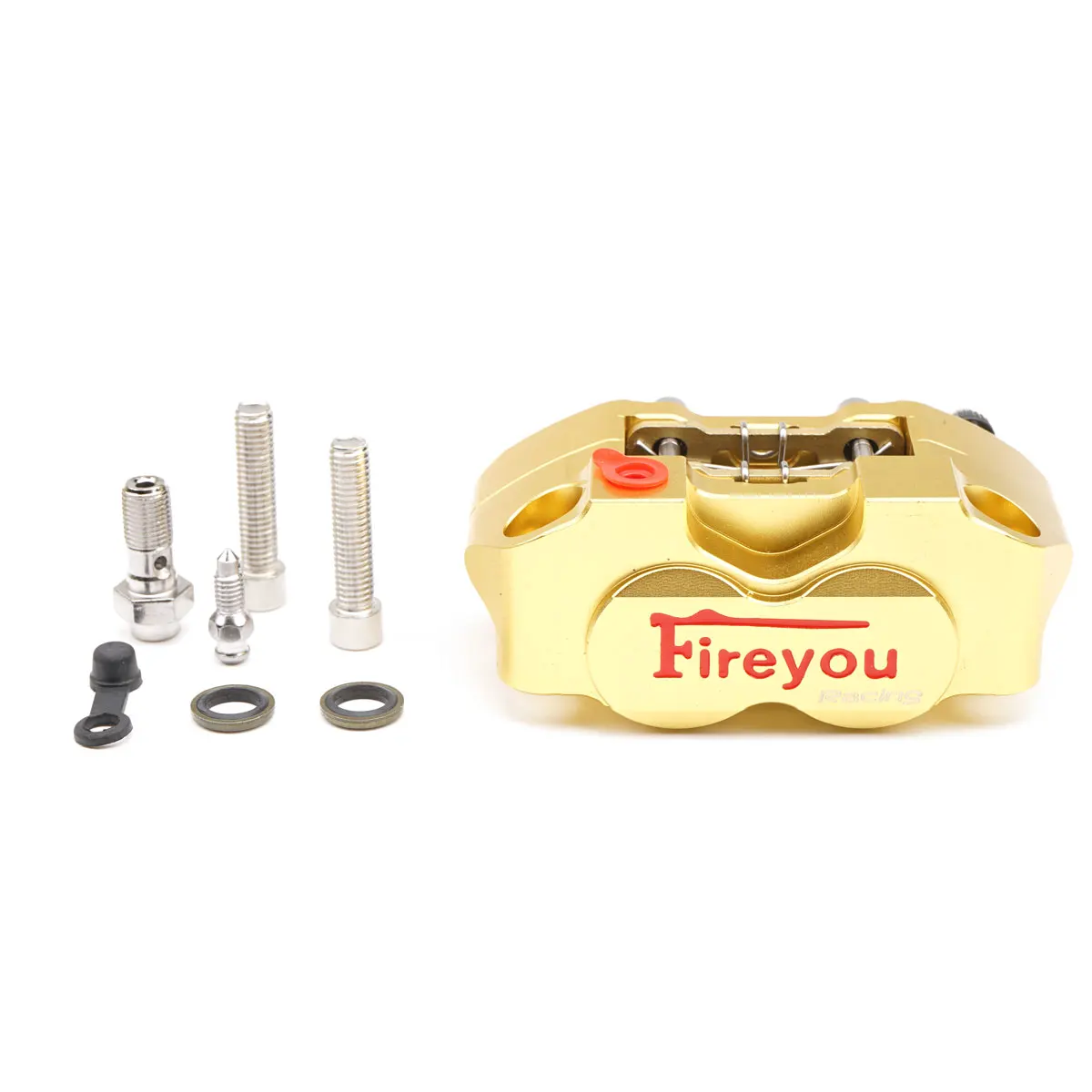 Scheibenbremssattel Moto vorne 4 Kolben Radialmontage 82mm RPM für Yamaha Kawasaki Scooter Rsz Jog Force Dirt Bike GROM