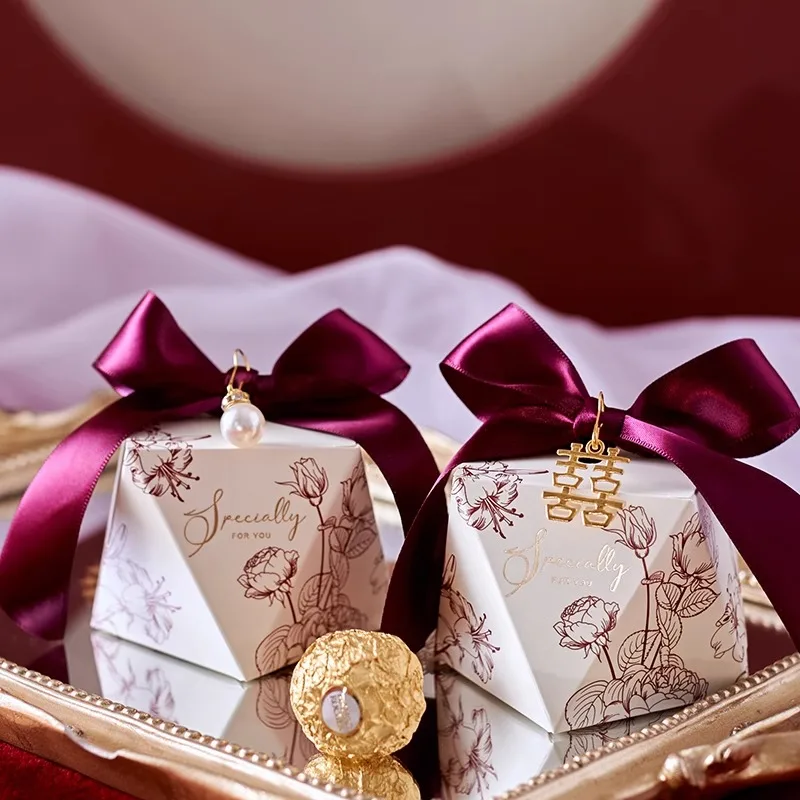 

European Style Heart Shaped Wedding Gift Box Candy Packaging Baby Shower Favors Birthday Party Supplies Guest Treats