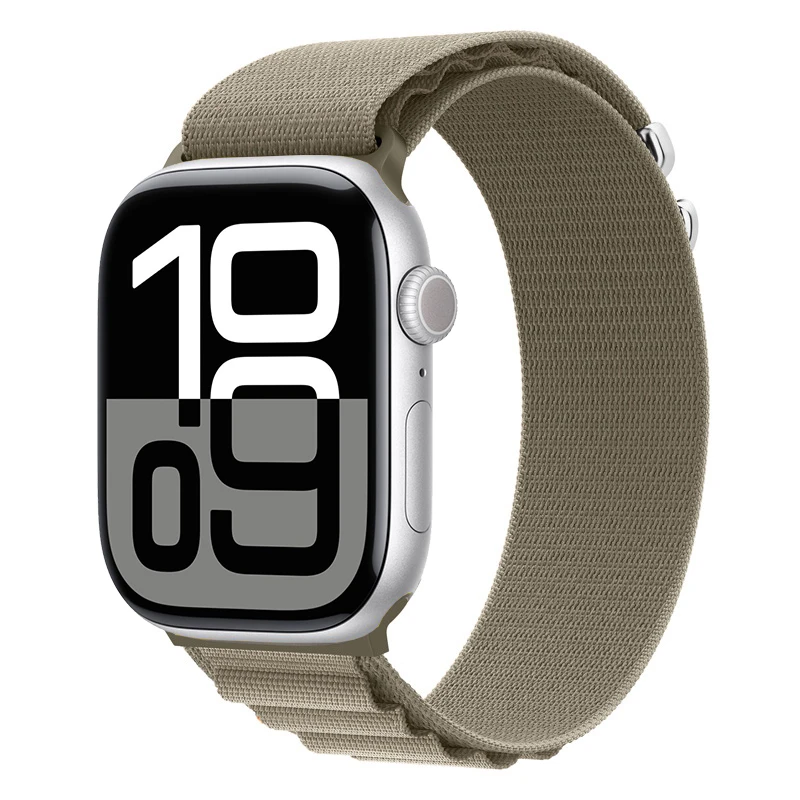 Cinturino per Apple Watch Ultra 49mm 11 10 46mm 42mm cinturino in nylon alpino per Iwatch9 8 7 40 41 44 45mm braccialetto Smartwtach Correa