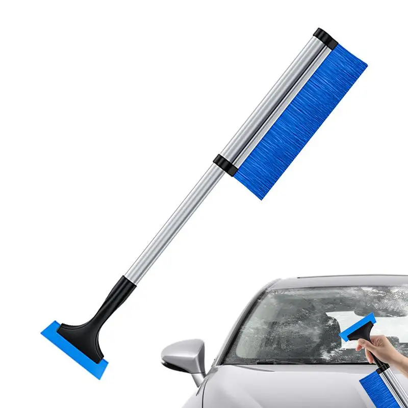 

Car Snow Brush And Ice Scraper Extendable Vehicle Snow Shovel Detachable Ice Scraper With Snow Brush For Car Windshield Vehicle