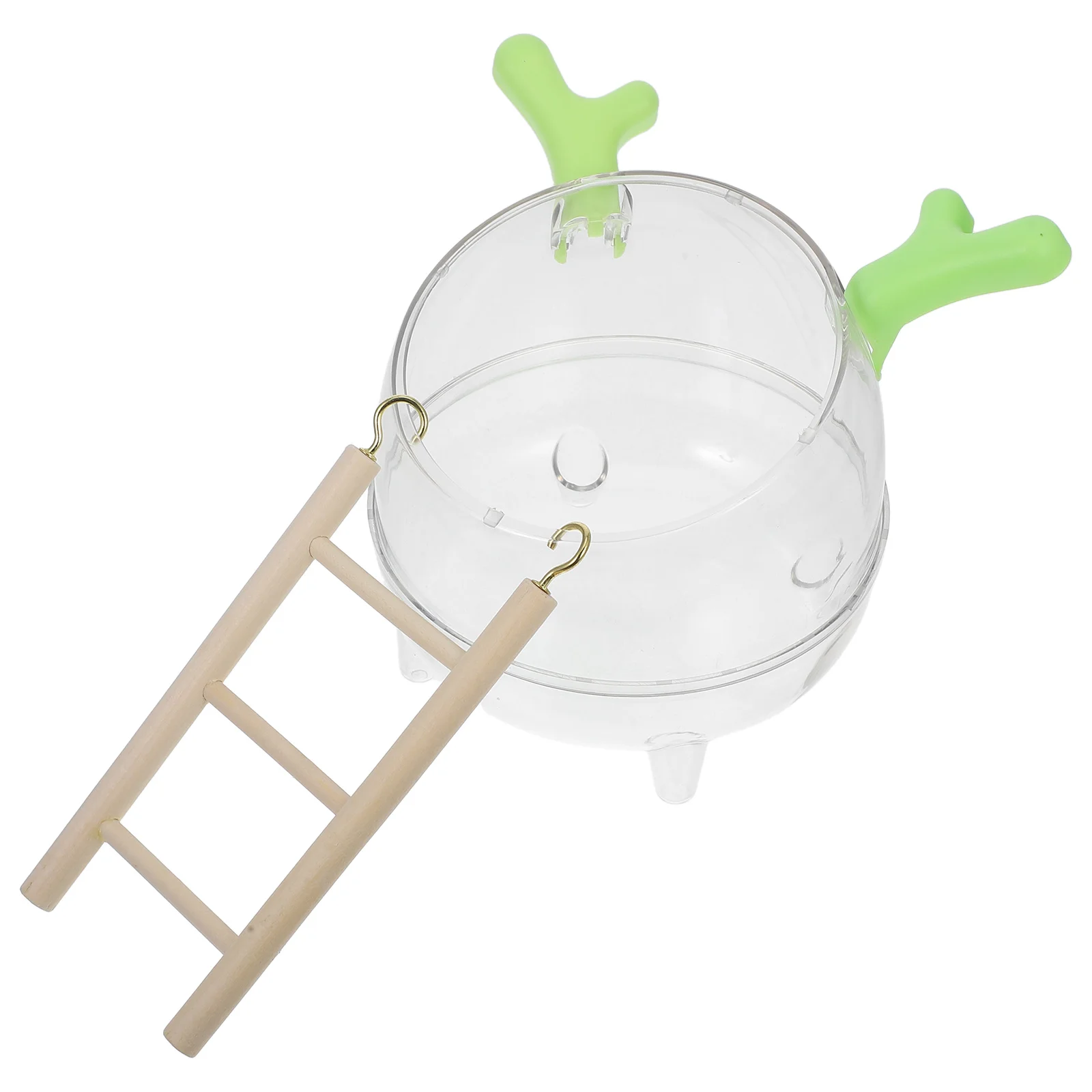 

Dual Function Hamster Sand Bath Box Container With Sand Pan For Toilet Bathroom Small Animal Cage Accessories Wood Pet Grooming