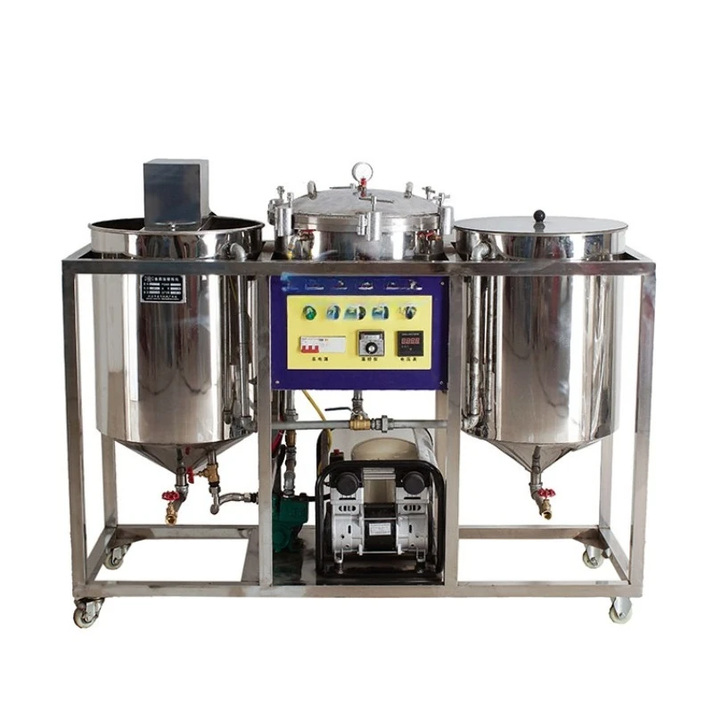 Small Sunflower Oil Refined Cooking Palm Oil Refining Machine