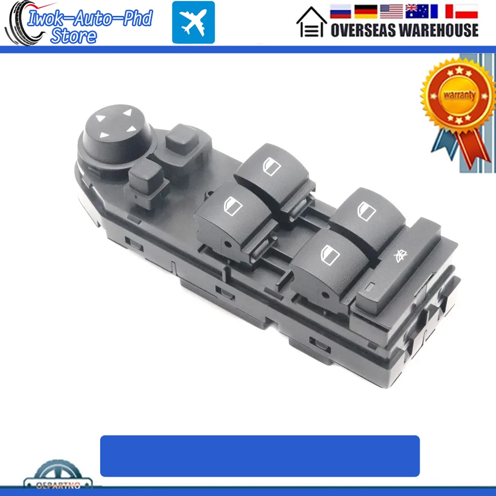 

Front Left 61313414355 Master Power Window Control Switch Button Glass Lifter For BMW E83 X3 2004-2010 61313413431